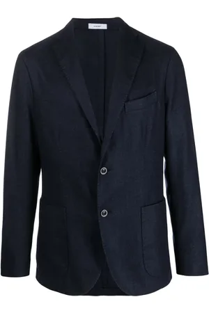 Boglioli Single-breasted wool-blend blazer