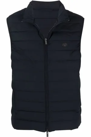 Emporio Armani Zip-up sleeveless down gilet