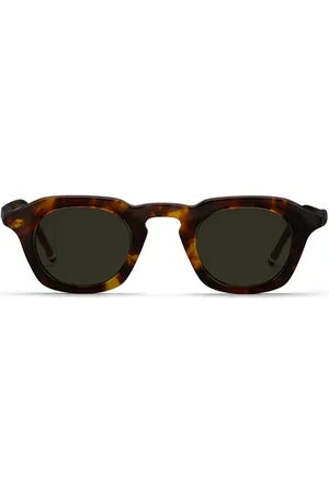 Thom Browne Tortoiseshell square-frame sunglasses