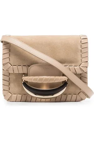 Chloé Kattie leather clutch bag