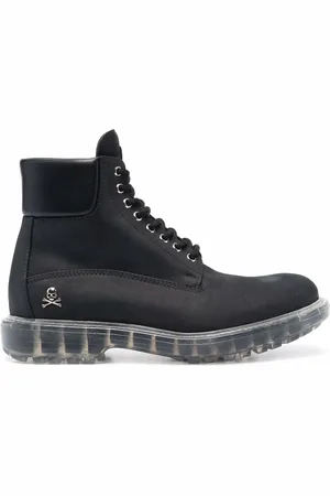 Philipp Plein Hunter lace-up leather boots
