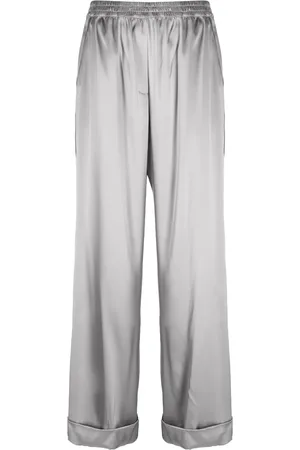 Dolce & Gabbana High-waist silk trousers