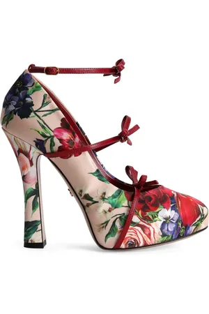 Dolce & Gabbana Floral-print pumps