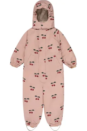 Konges Sløjd Nohr cherry-print snowsuit