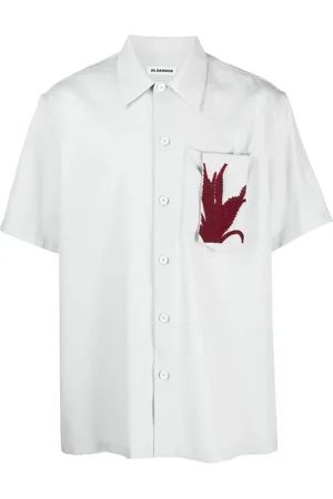 Jil Sander Appliqu??-detail cotton shirt