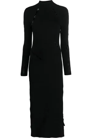 Y-3 Ingesan devoré knitted dress