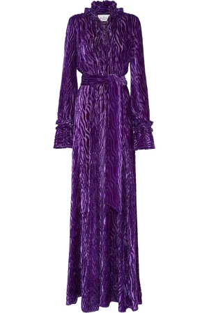 Philipp Plein Chiffon Gipsy devoré-effect dress