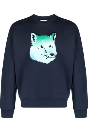 Maison Kitsuné Vibrant Fox Head-print sweatshirt