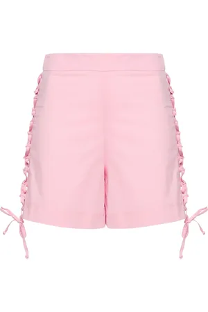 FEDERICA TOSI Lace-up poplin shorts