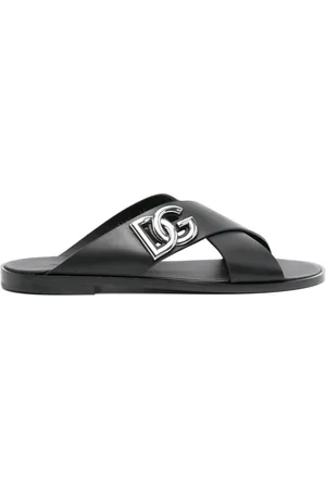 Dolce & Gabbana DG-logo leather sandals