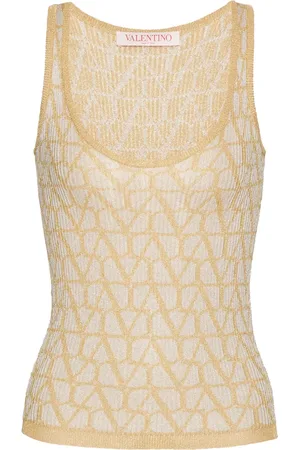 VALENTINO GARAVANI Toile Iconographe-jacquard tank top