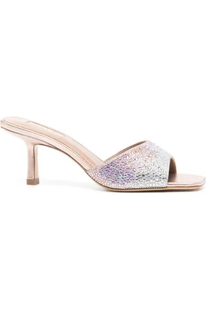 Nícoli Minerva 70mm crystal-embellished sandals