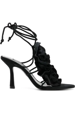 SENSO Karli 90mm floral-appliqué sandals