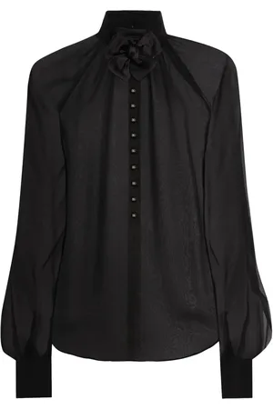 Dolce & Gabbana Floral-appliqué shirt