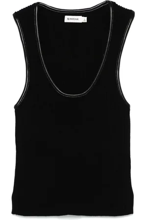 Simkhai Fine-ribbed tank top