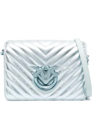 Pinko Love matelassé crossbody bag