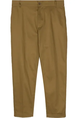 Maison Kitsuné Straight-leg gabardine chinos