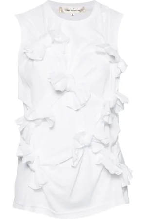 Comme des Garçons Knot-detailed jersey tank top