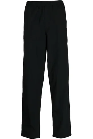 Maison Kitsuné Fox-patch straight-leg trousers
