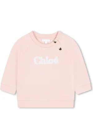 Chloé Embroidered-logo cotton sweatshirt