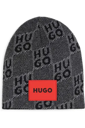 HUGO BOSS Logo-appliqu?? beanie