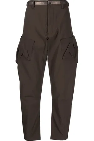 Spoonyard Logo-appliqué tapered cargo trousers