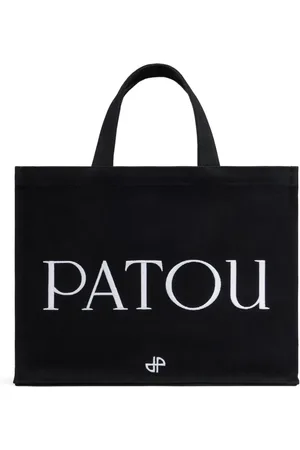 Patou Medium logo-print tote bag