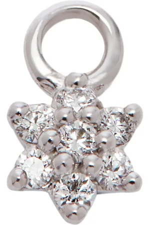 Maria Tash 18kt white Flower charm