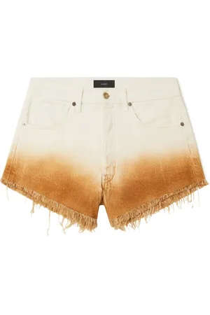 Alanui Bright Hues gradient denim shorts