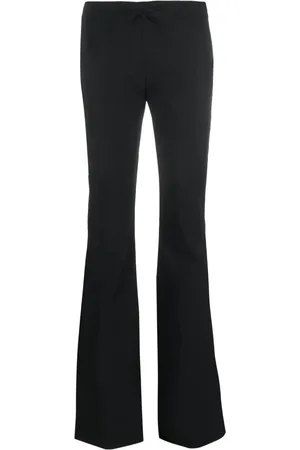 BLUMARINE Flared bow-detail trousers