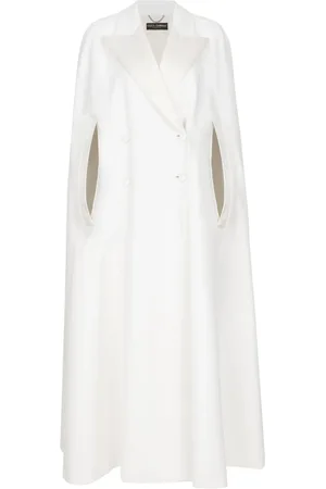 Dolce & Gabbana Double-breasted cape-design maxi coat