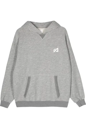 Autry Appliqué-logo mélange-effect sweatshirt