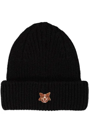 PELO FOUNDATION Dog-appliqué beanie