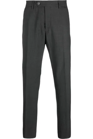 Boggi Milano Mélange-effect tailored trousers
