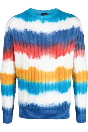 Paul & Shark Tie-dye pattern cotton jumper