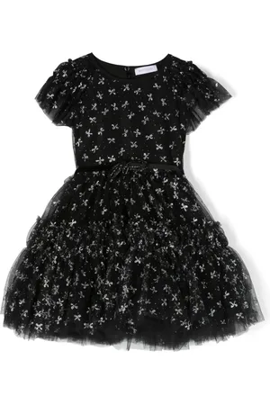 MONNALISA Lurex-detail tutu dress