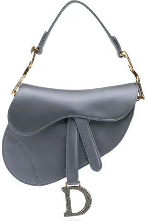 Dior 2020 Mini Satin Crystal Embellished Saddle satchel