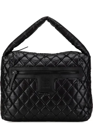 CHANEL 2009-2010 Quilted Nylon Coco Cocoon Hobo handbag