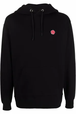 Aspesi Logo-patch cotton hoodie