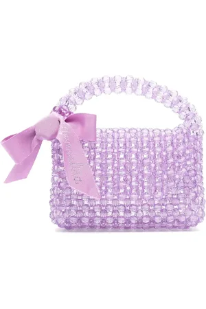 MONNALISA Bead-embellished tote bag