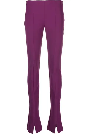 Sportmax Zip-cuff slim-fit trousers