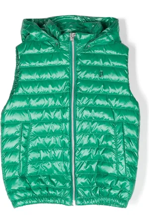 HERNO Logo-plaque hooded vest