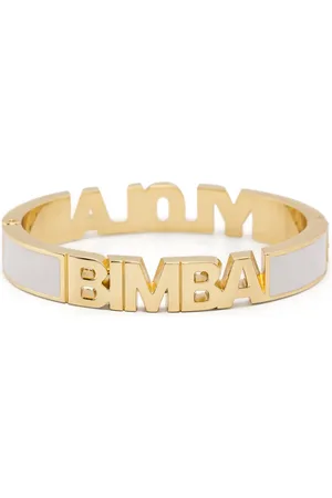 Bimba y Lola Enamel-logo two-tone bracelet