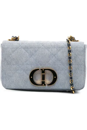 Dior 2022 Medium Denim Macrocannage Caro Bag crossbody bag