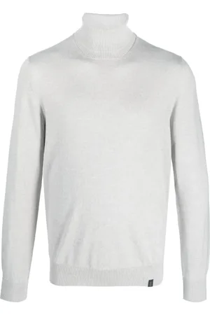 FAY Roll-neck virgin wool sweater