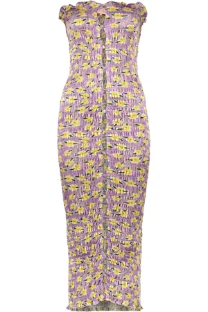 AMY CROOKES Floral-print dress