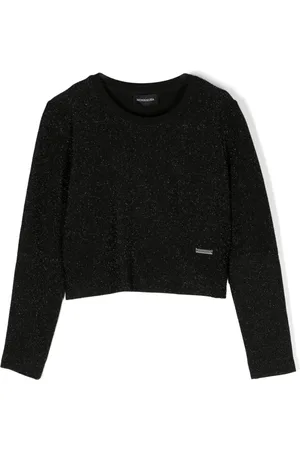 MONNALISA Long-sleeve crew-neck sweatshirt