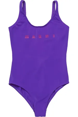 Marni Logo-print swimsuit