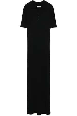 LE KASHA Ribbed-knit maxi dress