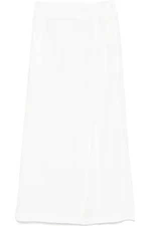 Issey Miyake Pressed Form midi skirt